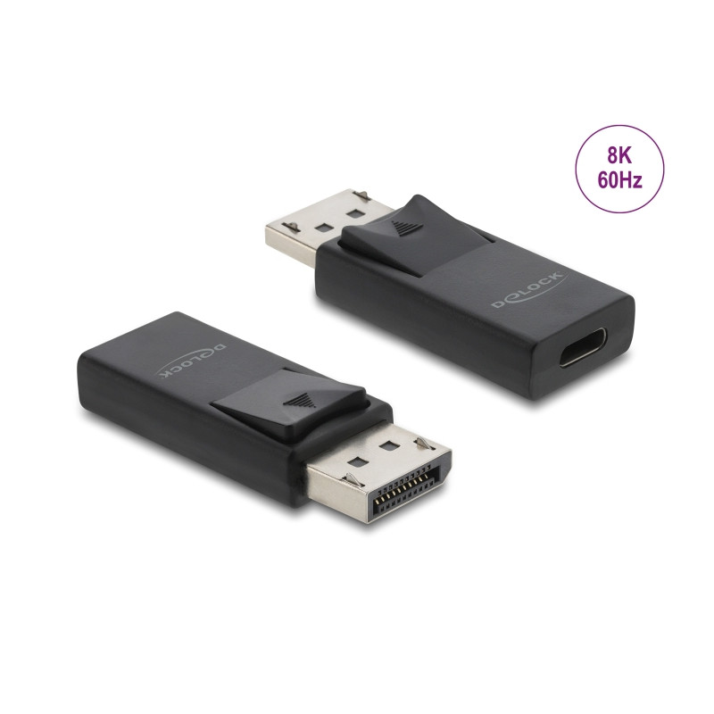 Delock USB Type-C™ zu DisplayPort Adapter 8K mit HDR und HDCP Unterstützung