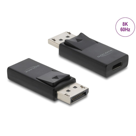 Delock USB Type-C™ zu DisplayPort Adapter 8K mit HDR und HDCP Unterstützung