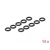 Navilock O-Ring Silikon für M8 6 Pin Stecker schwarz 10 Stück
