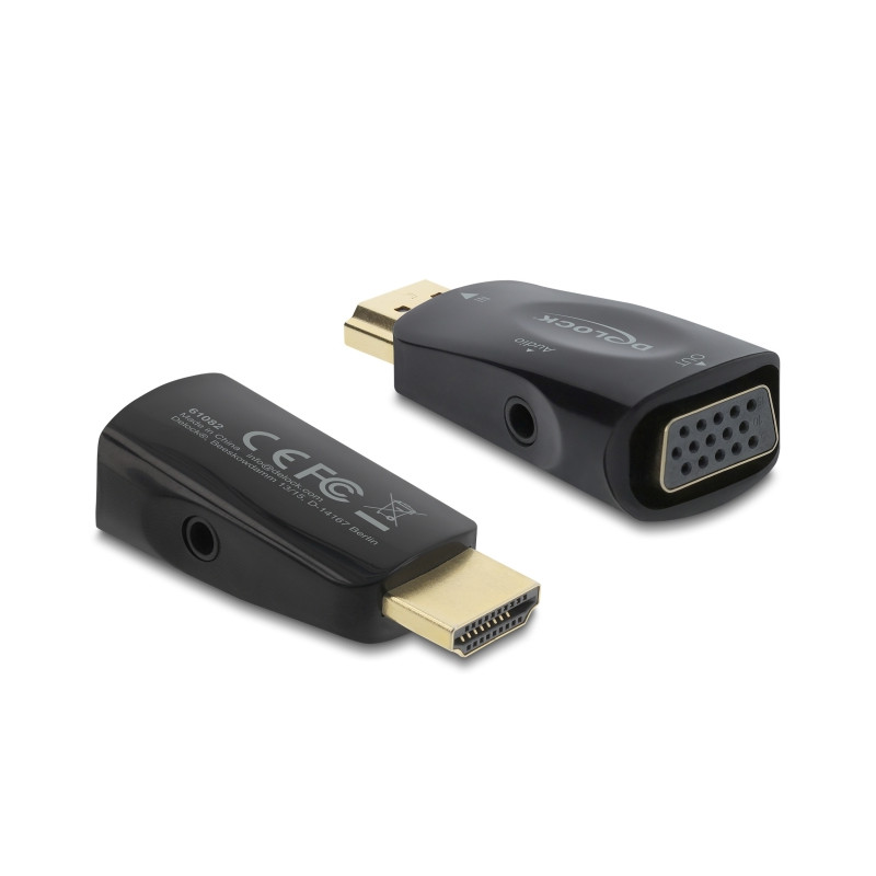 Delock HDMI zu VGA Adapter mit Audio