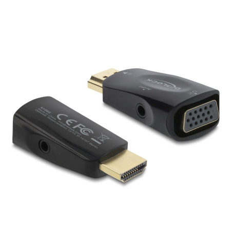 Delock HDMI zu VGA Adapter mit Audio