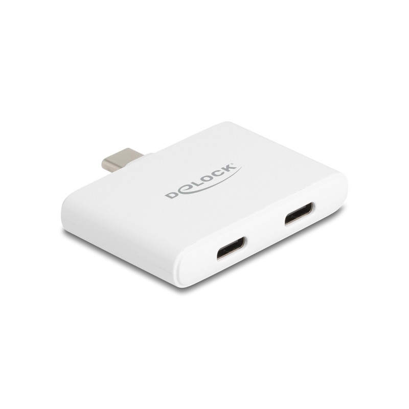 Delock USB Type-C™ Adapter zu USB-C™ Daten 10 Gbps und Video 4K 60 Hz + USB Type-C™ PD 92 W