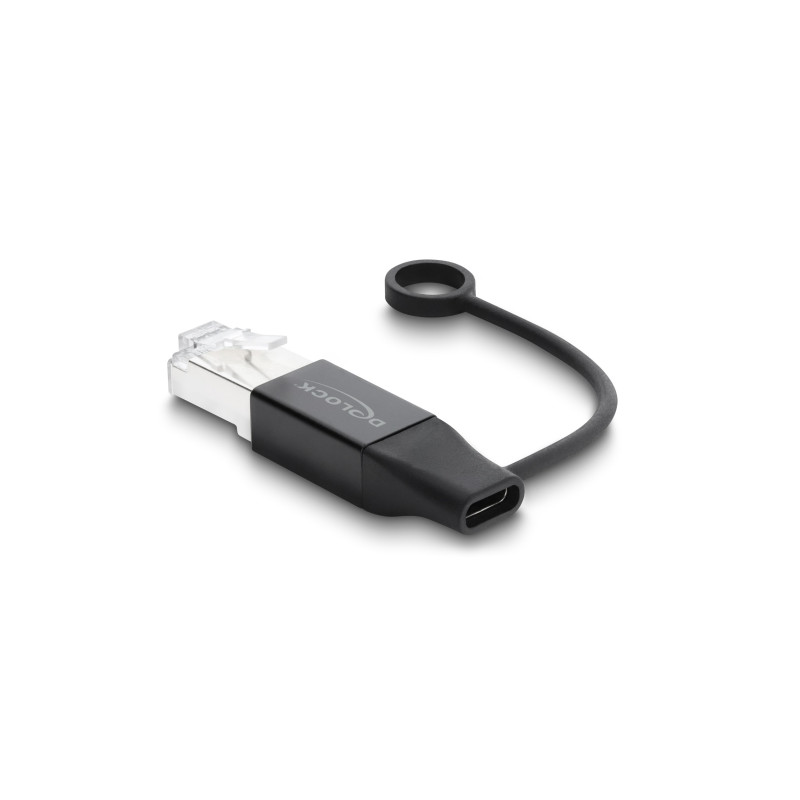 Delock USB Type-C™ Netzwerk Adapter Gigabit LAN 1 x RJ45 Stecker