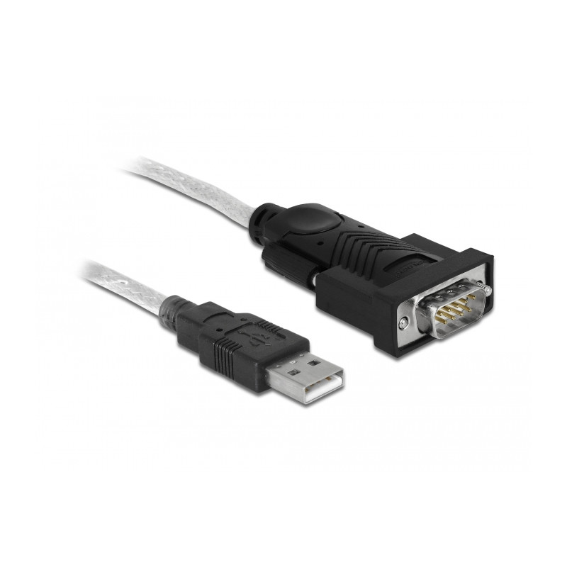 Delock Adapter USB 2.0 Typ-A - 1 x Seriell DB9 RS-232 + Adapter DB25
