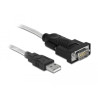 Delock Adapter USB 2.0 Typ-A - 1 x Seriell DB9 RS-232 + Adapter DB25