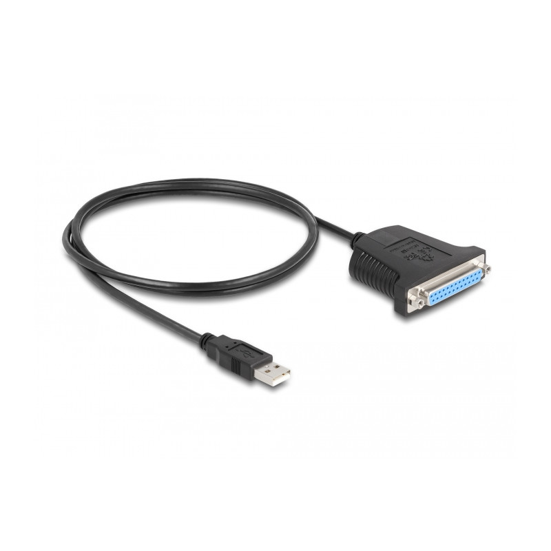 Delock Adapter USB 1.1 Stecker - 1 x Parallel DB25 Buchse