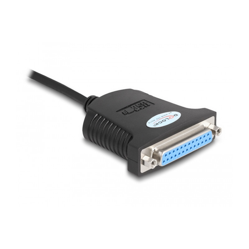Delock Adapter USB 1.1 Stecker - 1 x Parallel DB25 Buchse