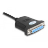 Delock Adapter USB 1.1 Stecker - 1 x Parallel DB25 Buchse