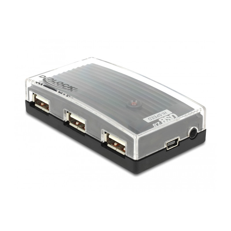 Delock USB 2.0 Externer Hub 4 Port