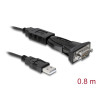 Delock Adapter USB 2.0 Typ-A zu 1 x Seriell RS-232 DB9