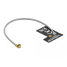 Delock WLAN 802.11 b/g/n Antenne I-PEX Inc., MHF® I Stecker 2 dBi 1.13 10 cm FPC intern Klebemontage