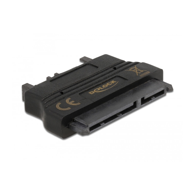 Delock Adapter Slim SATA 13 Pin - SATA 22 Pin