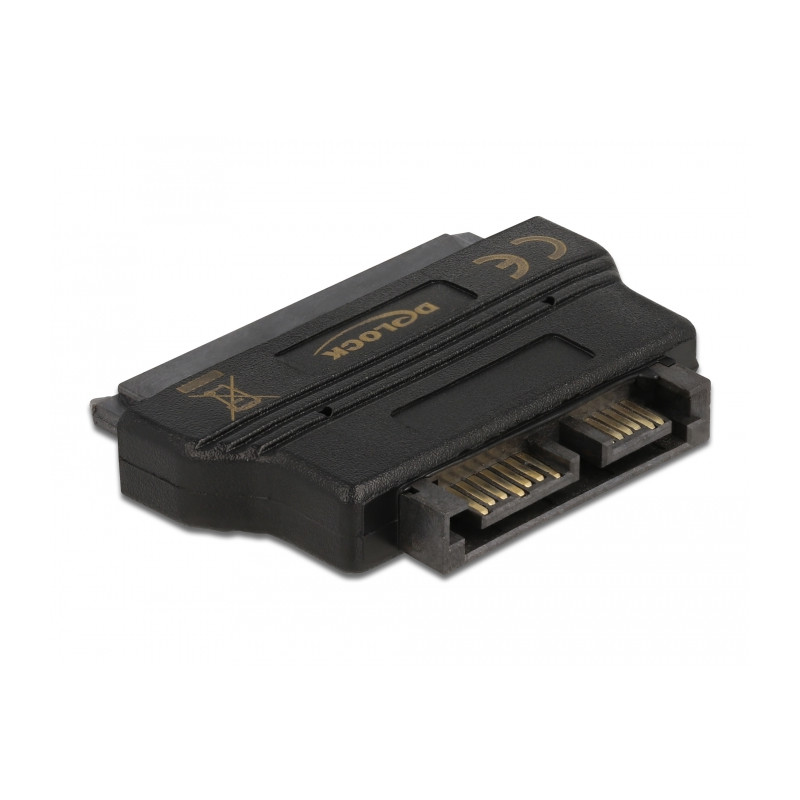 Delock Adapter Slim SATA 13 Pin - SATA 22 Pin