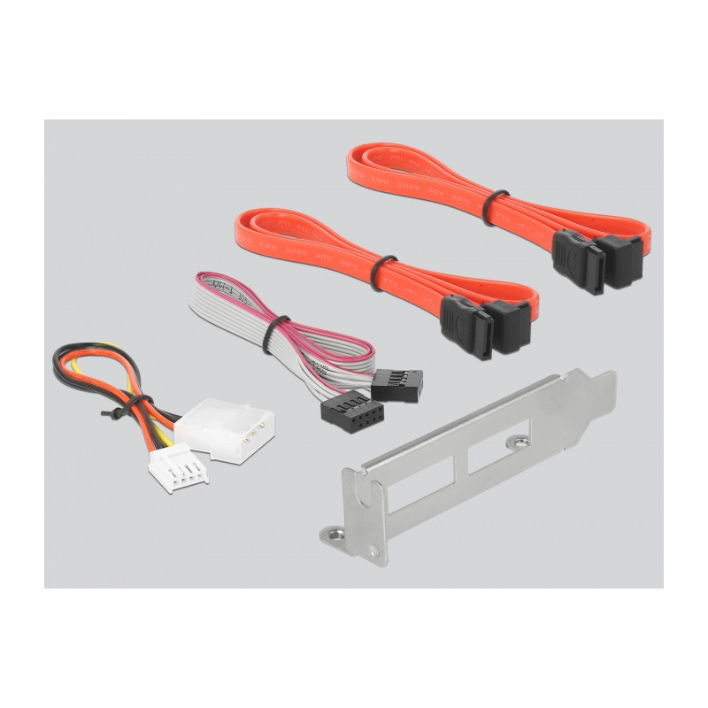 Delock Slotblech 2 x eSATApd 5 V / 12 V