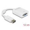 Delock Adapter DisplayPort 1.2 Stecker - VGA Buchse weiß