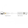Delock Adapter DisplayPort 1.1 Stecker - HDMI Buchse Passiv weiß