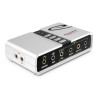 Delock USB Sound Box 7.1 mit TOSLINK Ein- und Ausgang