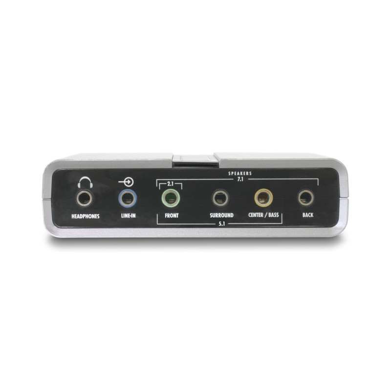 Delock USB Sound Box 7.1 mit TOSLINK Ein- und Ausgang