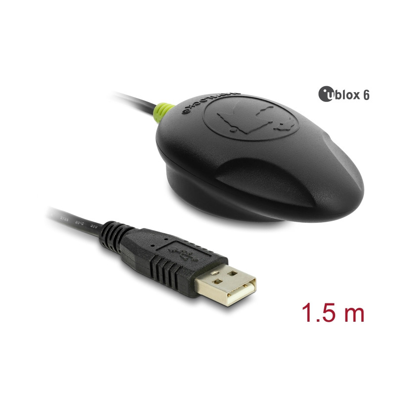 Navilock NL-602U USB 2.0 GPS Empfänger u-blox 6 1,5 m