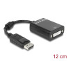 Delock Adapter DisplayPort 1.1 Stecker - DVI Buchse Passiv schwarz