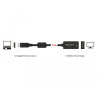 Delock Adapter DisplayPort 1.1 Stecker - HDMI Buchse Passiv schwarz