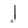 Delock GSM, UMTS Antenne N Buchse 2 dBi 17,8 cm omnidirektional starr mit flexiblem Materialien outdoor schwarz