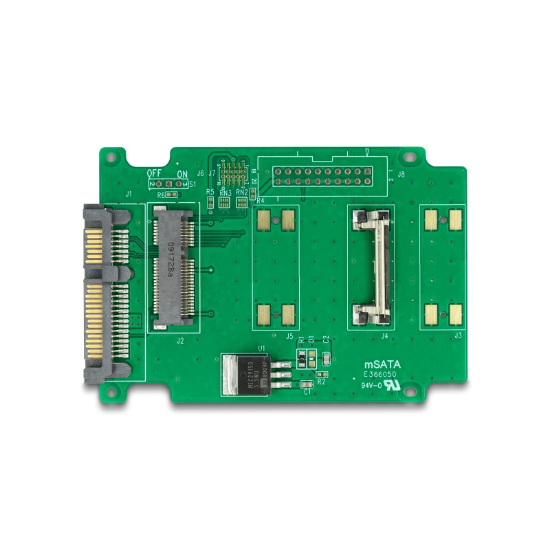 Delock Konverter SATA 22 Pin zu mSATA full size