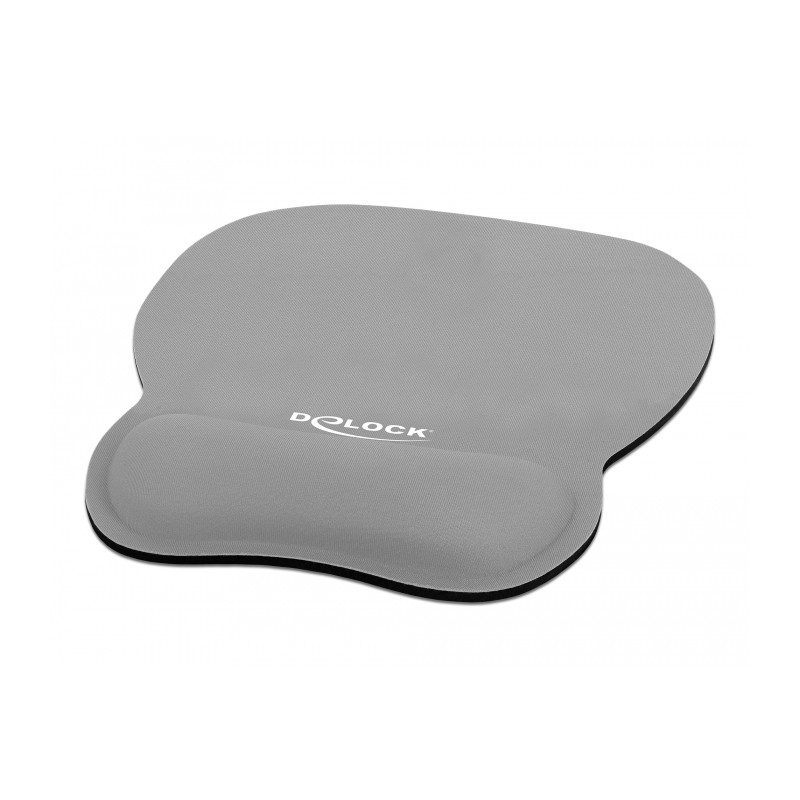 Delock Ergonomisches Mauspad mit Handballenauflage grau 245 x 206 mm
