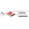 Delock 2.5″ Konverter SATA 22 Pin - 1 x mSATA - 9,5 mm