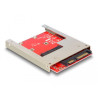 Delock 2.5″ Konverter SATA 22 Pin - 1 x mSATA - 9,5 mm