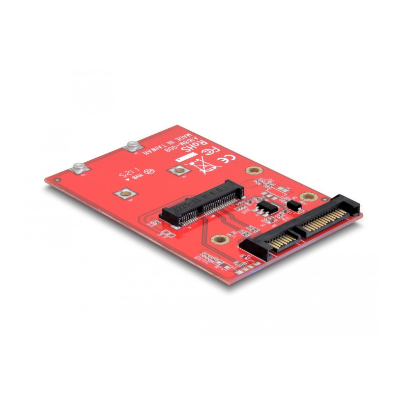 Delock 2.5″ Konverter SATA 22 Pin - 1 x mSATA - 9,5 mm