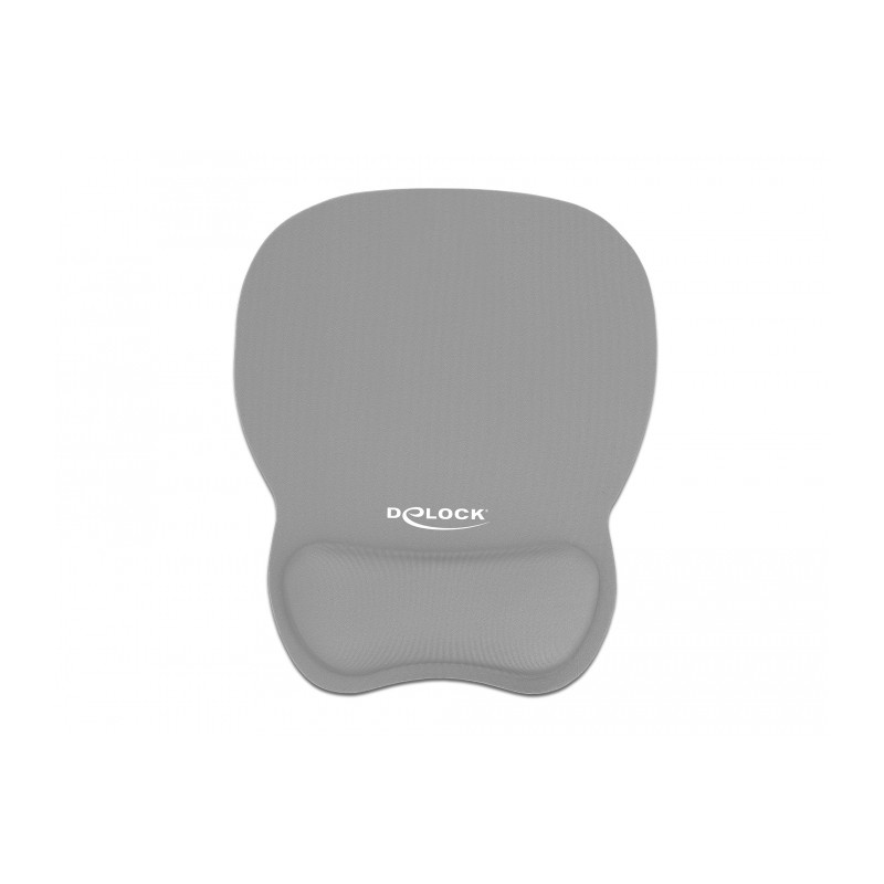 Delock Ergonomisches Mauspad mit Handballenauflage grau 245 x 206 mm