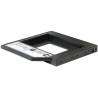 Delock Slim SATA 5.25″ Einbaurahmen (13 mm) für 1 x 2.5″ SATA HDD bis 9,5 mm