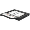 Delock Slim SATA 5.25″ Einbaurahmen (13 mm) für 1 x 2.5″ SATA HDD bis 9,5 mm