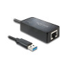 Delock USB Typ-A Netzwerk Adapter Gigabit LAN 1 x RJ45 ASIX