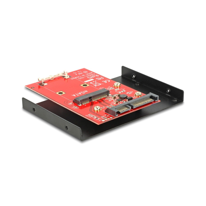 Delock Konverter SATA 22 Pin - mSATA full size mit 3.5″ Rahmen