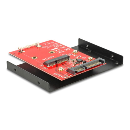 Delock Konverter SATA 22 Pin - mSATA full size mit 3.5″ Rahmen