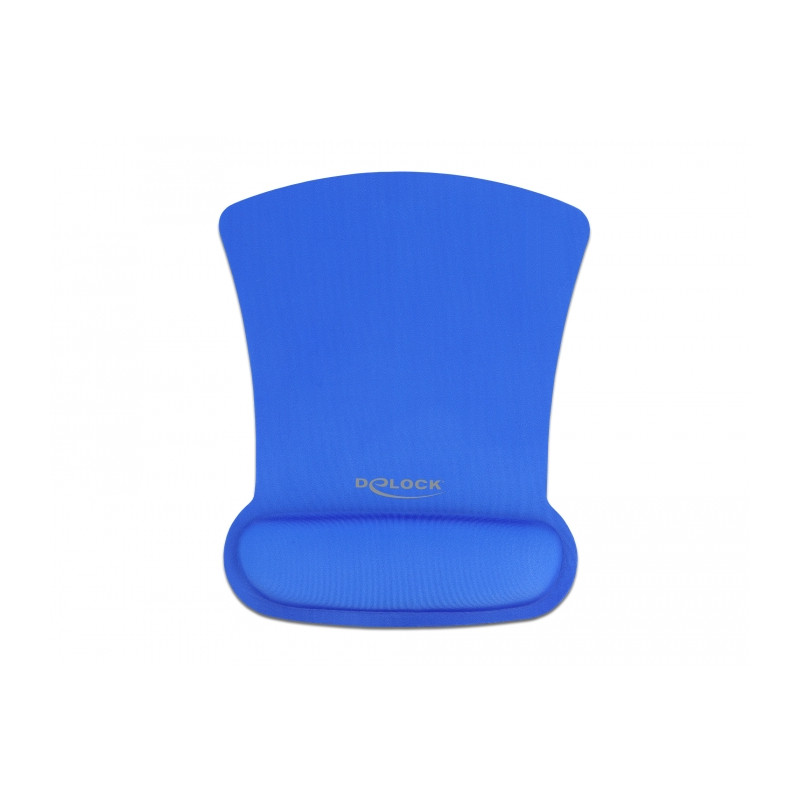Delock Ergonomisches Mauspad mit Handballenauflage blau 255 x 207 mm