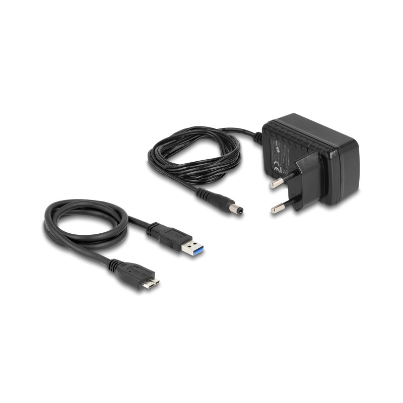 Delock Konverter USB 5 Gbps zu SATA 6 Gbps inkl. Netzteil