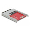 Delock Konverter IDE 44 Pin - mSATA mit 2.5″ Rahmen - 7 mm