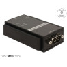 Delock Isolator RS-232 D-Sub 9 Buchse zu RS-232 D-Sub 9 Stecker galvanische Trennung 3 kV