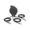 Delock LTE MIMO GNSS Antenne 3 x SMA Stecker RG-174 3 m Schraubmontage outdoor schwarz