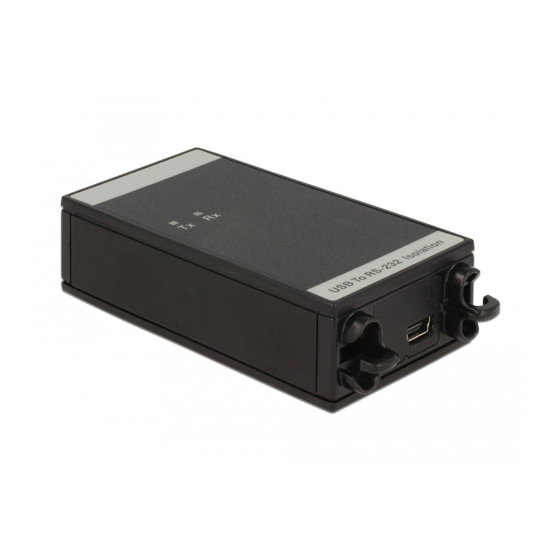 Delock Isolator USB 2.0 Typ-A zu RS-232 D-Sub 9 Stecker galvanische Trennung 5 kV