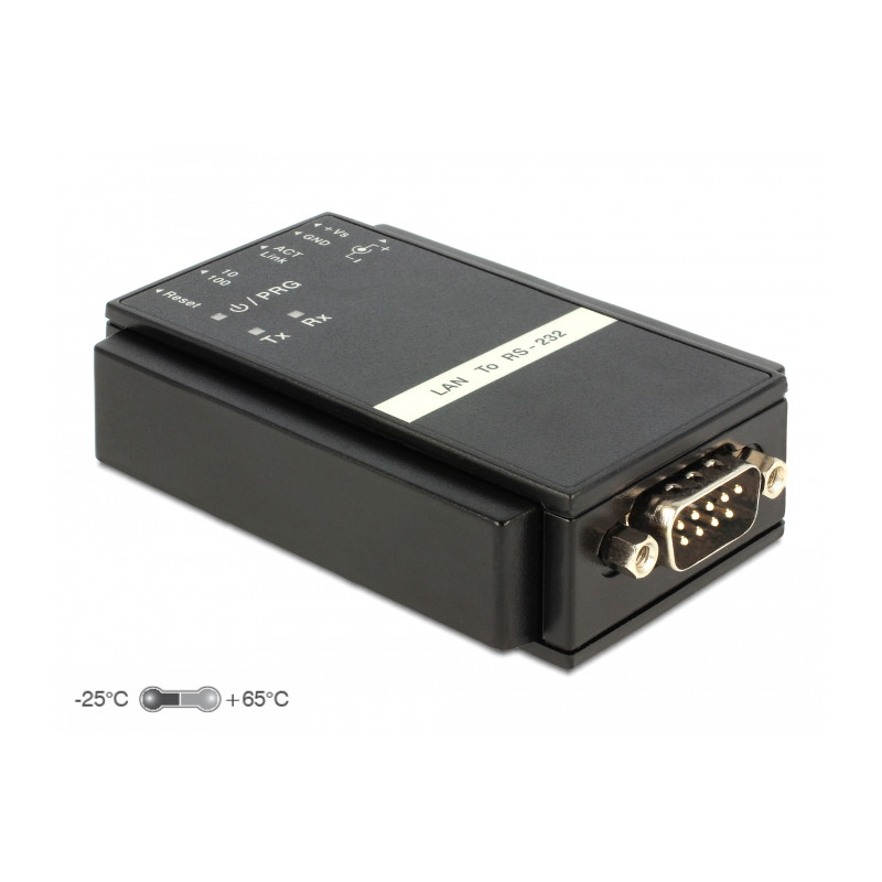 Delock Konverter Ethernet LAN TCP/IP - Seriell RS-232