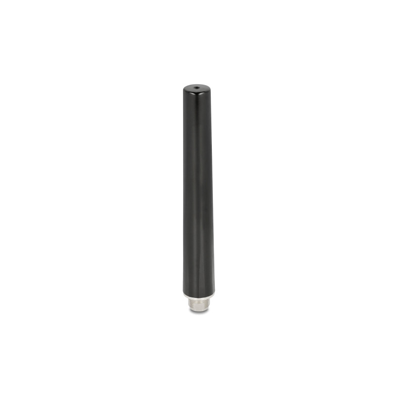 Delock Dualband WLAN WiFi 6 Antenne N Buchse 4 - 6 dBi 16,55 cm omnidirektional starr outdoor schwarz