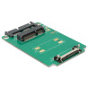 Delock 1.8″ Konverter Micro SATA 16 Pin - mSATA full size