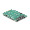 Delock 2.5″ Konverter SATA 22 Pin - 2 x M.2 mit RAID mit Gehäuse