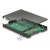 Delock 2.5″ Konverter SATA 22 Pin - 2 x mSATA mit RAID mit Gehäuse