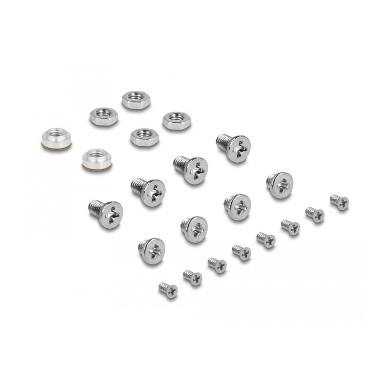 Delock 2.5″ Konverter SATA 22 Pin - 2 x mSATA mit RAID mit Gehäuse