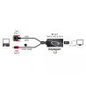 Delock Adapter DVI Stecker - DisplayPort 1.2 Buchse schwarz